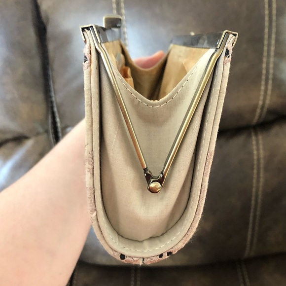 STEVE MADDEN // nude + gold // clutch/evening bag sparkly // formal + fashion - Picture 4 of 8